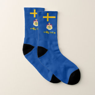 Swedish flag socks