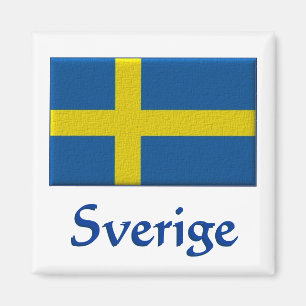 Swedish Flag Sverige Magnet