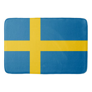 Swedish Flag (Sweden) Bath Mat