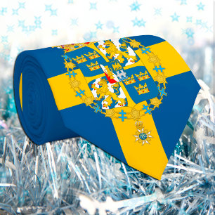 Swedish Flag & Sweden business, travel /sports Tie