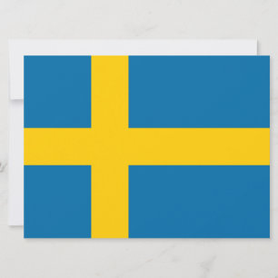 Swedish Flag (Sweden) Card