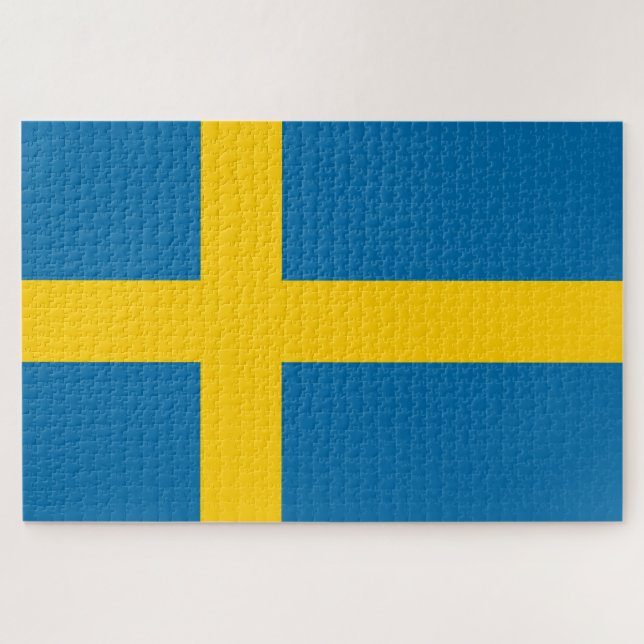 Swedish Flag (Sweden) Jigsaw Puzzle (Horizontal)