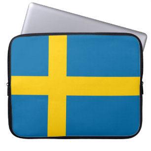 Swedish Flag (Sweden) Laptop Sleeve
