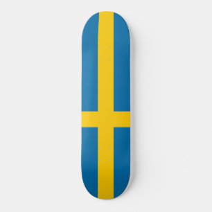 Swedish Flag (Sweden) Skateboard
