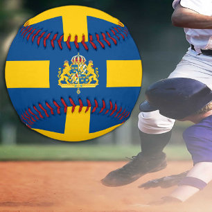 Swedish Flag & Sweden sports / Baseball Balls