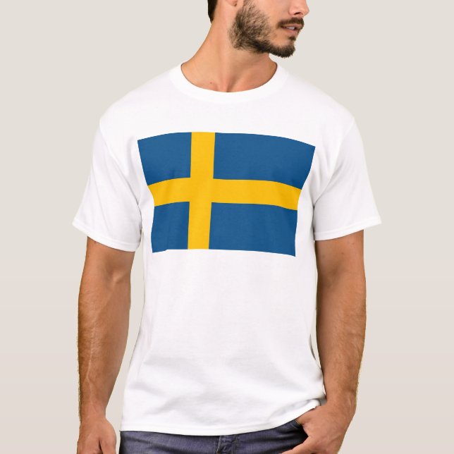 Swedish Flag T-Shirt (Front)