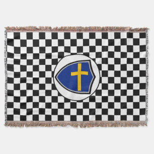 Swedish flag throw blanket