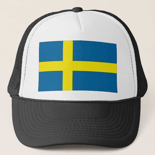 Swedish Flag Trucker Hat (Front)