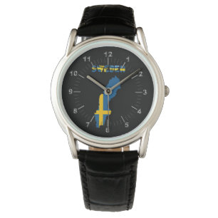 Swedish flag watch