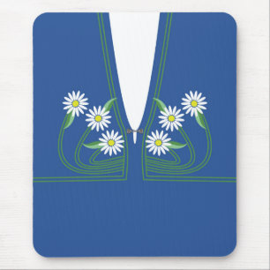 swedish folk costume mouse mat