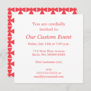 Swedish Freemasons Cross Invitation