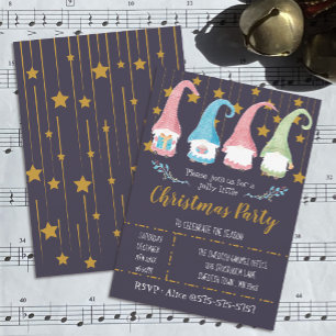 Swedish Gnomes Corporate Christmas Party Invitation