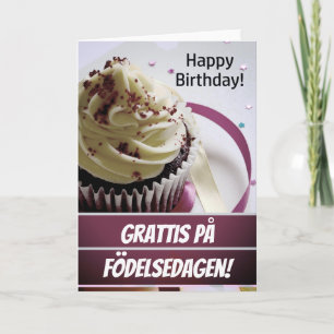 Swedish Happy Birthday Card / Grattiskort