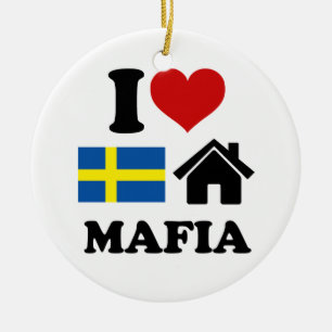 Swedish House Music Ceramic Tree Decoration