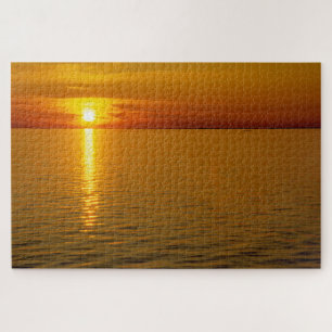 Swedish Islands Sunset. Jigsaw Puzzle