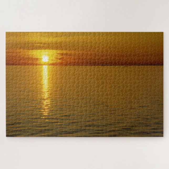 Swedish Islands Sunset. Jigsaw Puzzle (Horizontal)