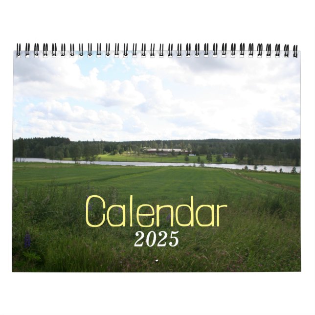 Swedish Landscape Calendar 2025 (Cover)