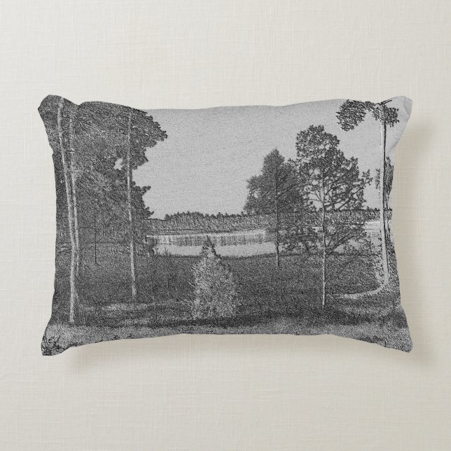 Swedish landskap decorative cushion (Front)
