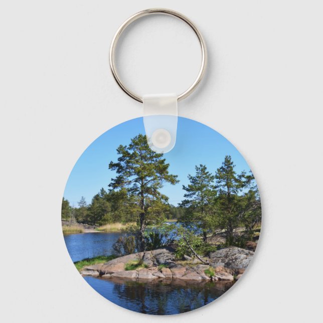 Swedish landskap key ring (Front)