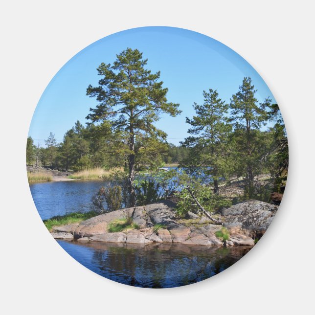 Swedish landskap magnet (Front)