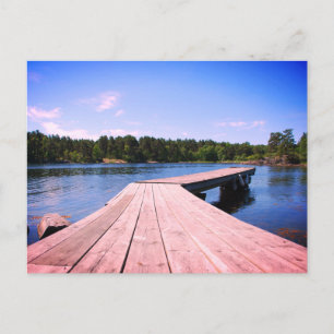 Swedish landskap,photo postcard