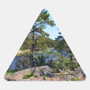 Swedish landskap triangle sticker