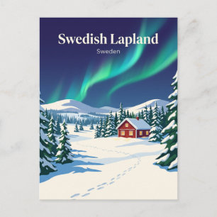 Swedish Lapland Sweden Postcard
