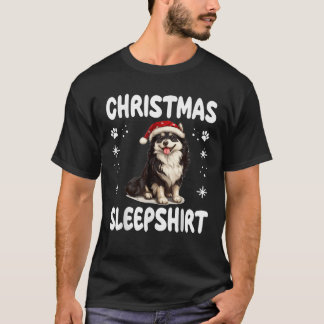 Swedish Lapphund Dog Nightgown Pajama Christmas Sl T-Shirt