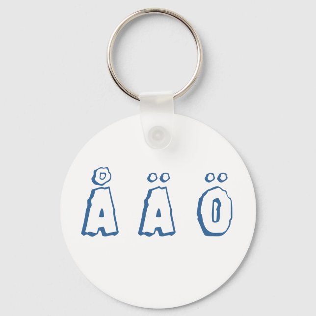 Swedish letters key ring (Front)
