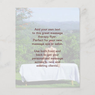 Swedish Massage Photo Flyer
