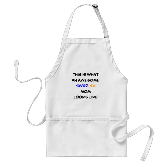 swedish mom, awesome standard apron (Front)