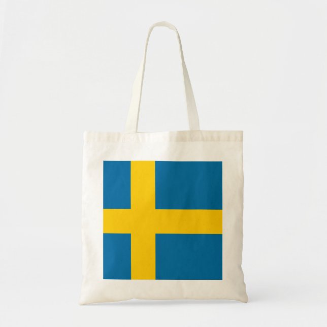 Swedish National Flag TOTE BAG (Front)