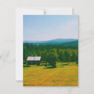 Swedish Northern Landscape RSVP Card