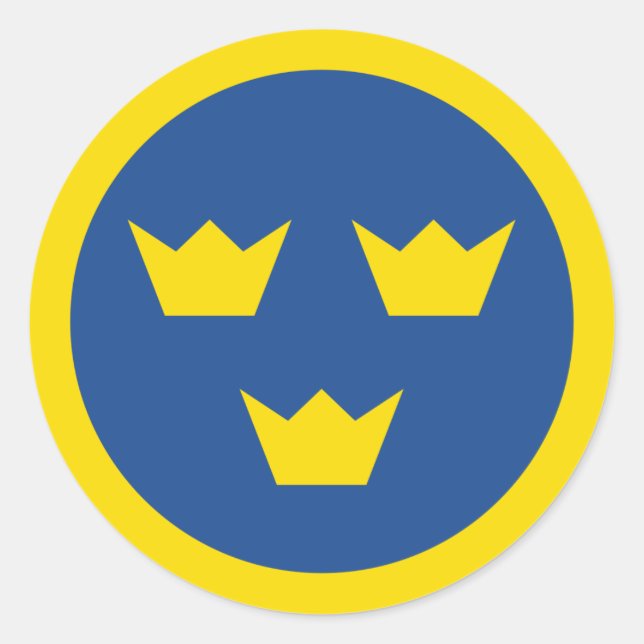 Swedish Roundel sticker (Front)