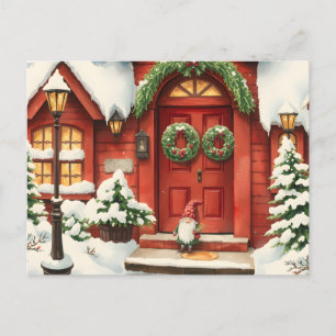 Swedish Santa. Christmas Card