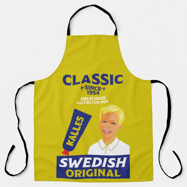 Swedish smörgåskaviar Fish Kaviar Apron (Front)