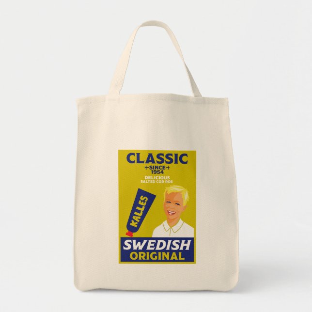 Swedish smörgåskaviar Fish Kaviar Tote Bag (Front)