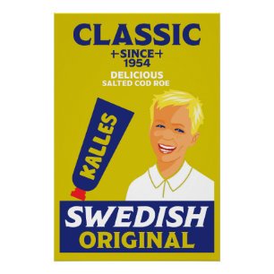 Swedish smörgåskaviar Kaviar Poster