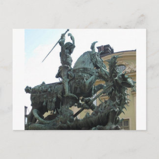 Swedish Statue Postcard