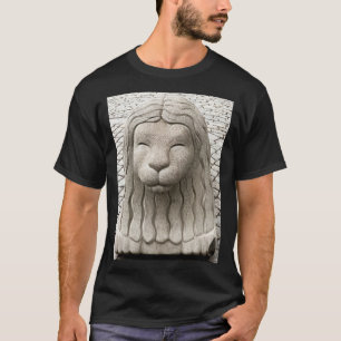 Swedish Stone Lion Stockholm Photograph T-Shirt