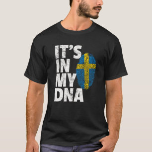 Swedish Sweden Flag Pride Country Home Nation Gift T-Shirt