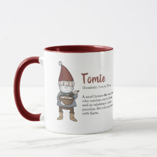 Swedish Tomte Gnome Definition Mug