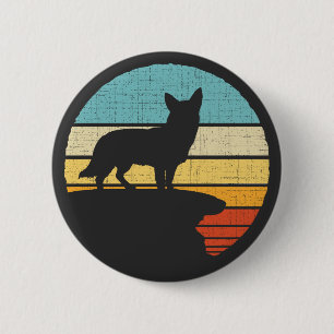 Swedish Vall Owner Retro Vintage Dog Puppy Lover 6 Cm Round Badge