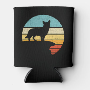 Swedish Vall Owner Retro Vintage Dog Puppy Lover  Can Cooler