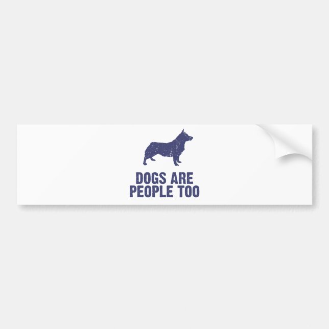Swedish Vallhund Bumper Sticker (Front)