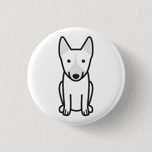 Swedish Vallhund Dog Cartoon 3 Cm Round Badge (Front)