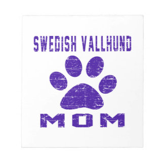 Swedish Vallhund Mum Gifts Designs Notepad
