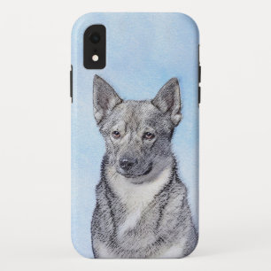 Swedish Vallhund Painting - Cute Original Dog Art iPhone XR Case