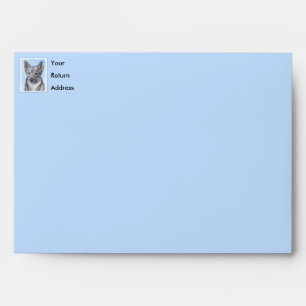 Swedish Vallhund Painting - Cute Original Dog Art Envelope
