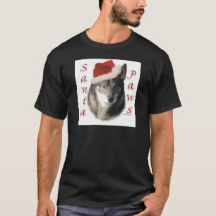 Swedish Vallhund Santa Paws T-Shirt
